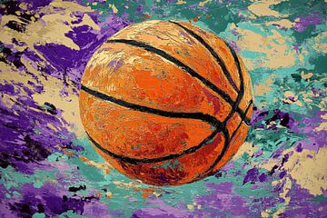 Basketbal van OMG Art