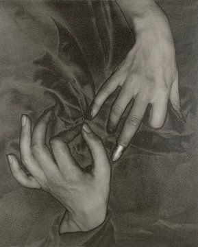 Georgia O'Keeffe - Handen en vingerhoed (1919) door Alfred Stieglitz van Peter Balan