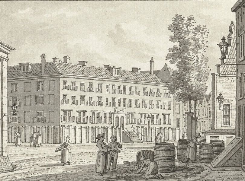 The Armenhuis in Rotterdam, Jan Bulthuis, 1790 by Historisch Rotterdam