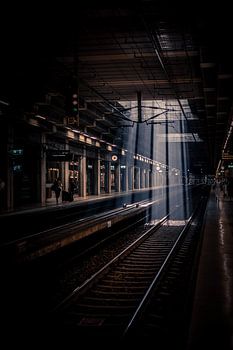 Das Licht am Bahnhof Stockholm Södra