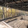 Piscine de la ville fantôme de Prypyat, près de Tchernobyl sur Robert Ruidl
