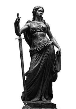 The Guardian: Steingöttin mit Schwert von Sergej Gello