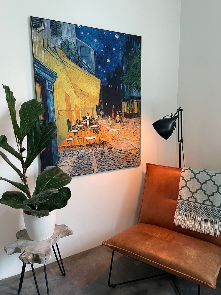 Caféterras bij nacht van Vincent van Gogh 