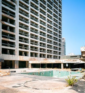 Abandoned Holiday Inn Hotel Beirut. by Roman Robroek
