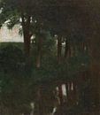 Franz von Stuck - Forellenvijver (1890) van Peter Balan thumbnail