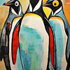 Pingouins sur Peintures accrocheuses