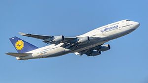 Lufthansa Boeing 747-400 Passagierflugzeug.