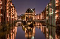 Water castle in the Speicherstadt, Hamburg by Jenco van Zalk thumbnail