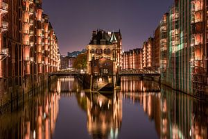 Wasserburg in der Speicherstadt, Hamburg
