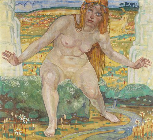 Max Pechstein, De bron, 1906 van Atelier Liesjes