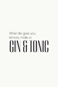 Gin & Tonic by Walljar