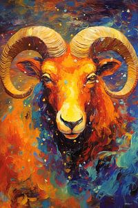 ram in multicolor van Gelissen Artworks