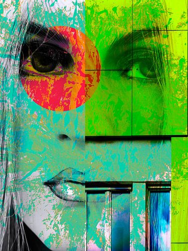 De rode cirkel en de vrouw