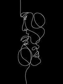 Paar, schwarz von Kemona art