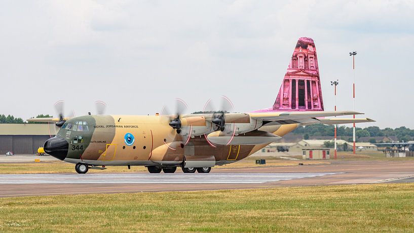 Lockheed C-130H Hercules of Jordanian air force. by Jaap van den Berg