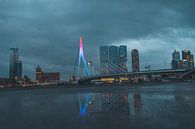 De Erasmusbrug in Rotterdam van Damian Ruitenga thumbnail