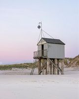 Drenkelingenhuisje Terschelling vanaf het strand