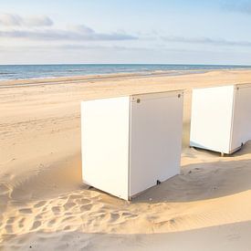 Chalets de baignade sur la plage sur Danny Tchi Photography