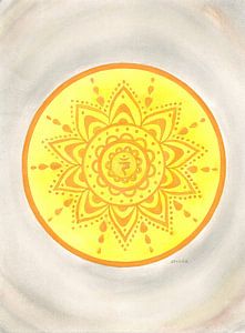 Navel Chakra Mandala Manipura van Sandra Steinke