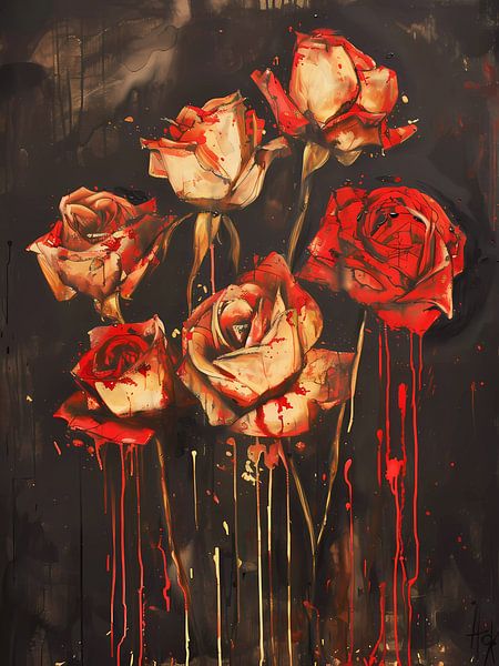 Bloody roses by haroulita