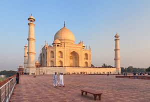 Taj Mahal in India van Jan Schuler