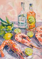 Shrimp in summer