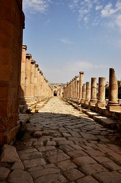Jerash und seine majestätische Allee von Frank Photos
