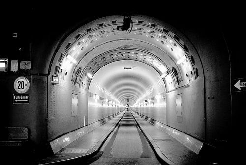 Hamburg / oude Elbtunnel