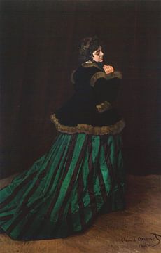 Camille im grünen Kleid, Claude Monet