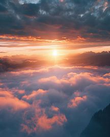 Gipfel über den Wolken