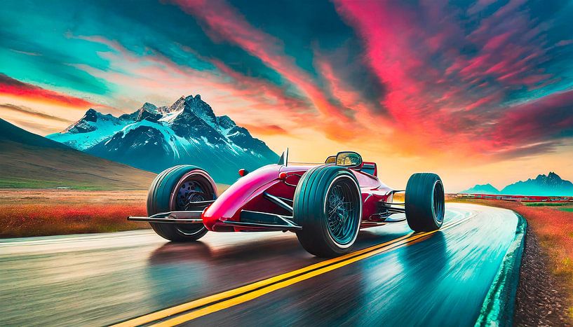Oldtimer in der Landschaft von Mustafa Kurnaz