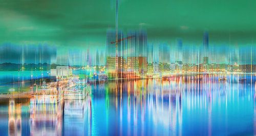 Amsterdam harbor by Tanja Riedel