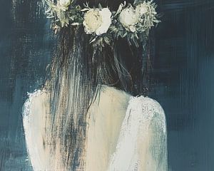 Frau Blumen | Kranz aus Blumen