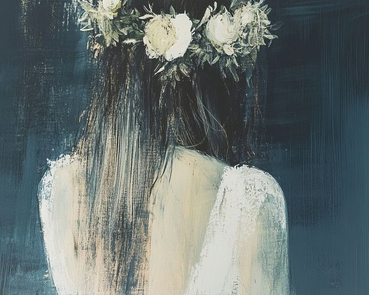 Woman flowers | Wreath of flowers by Zen and More
