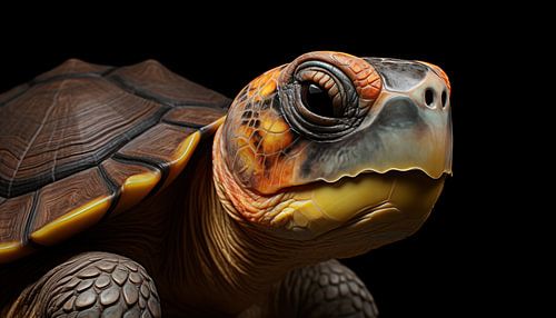 Schildkrötenporträt-Panorama