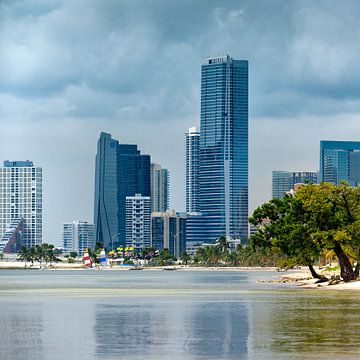 Miami Skyline by Mark den Hartog