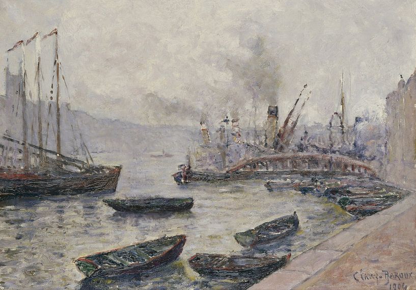 Adolphe Clary Baroux,London Bridge par finemasterpiece