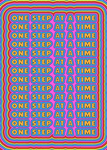 Stap voor stap Kleurrijke lijnen