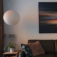 Klantfoto: Lichtspel in abstractie van Martijn van Huffelen, op canvas