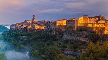 Zonsopkomst Pitigliano