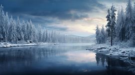 Stille in der Natur von Schwarzer Kaffee