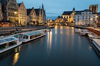 Avondbeeld in Gent centrum