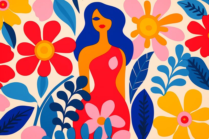 Flower Power Woman by Caroline Guerain