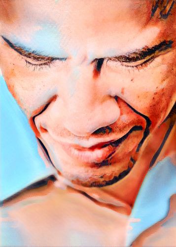 Porträt des ehemaligen Präsidenten Barack Obama.