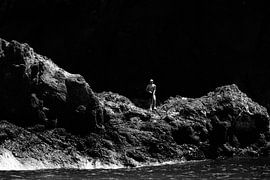 Fishing on the edge by Hugo Braun