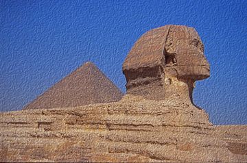 Grote Sfinx in Egypte