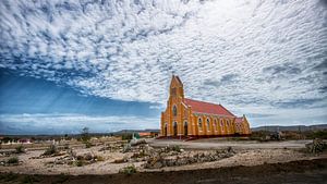 Kerk bij Sint Willibrordus, Curacao van Keesnan Dogger Fotografie