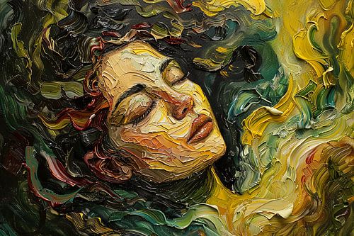 schilderachtig beeld vrouw