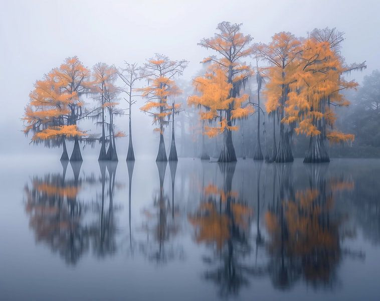 Herbstlicher Wasserschleier von fernlichtsicht