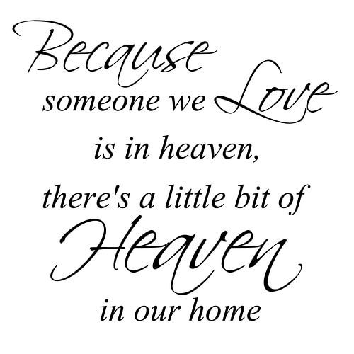 Because someone we love – Typografie Kunst – Wit